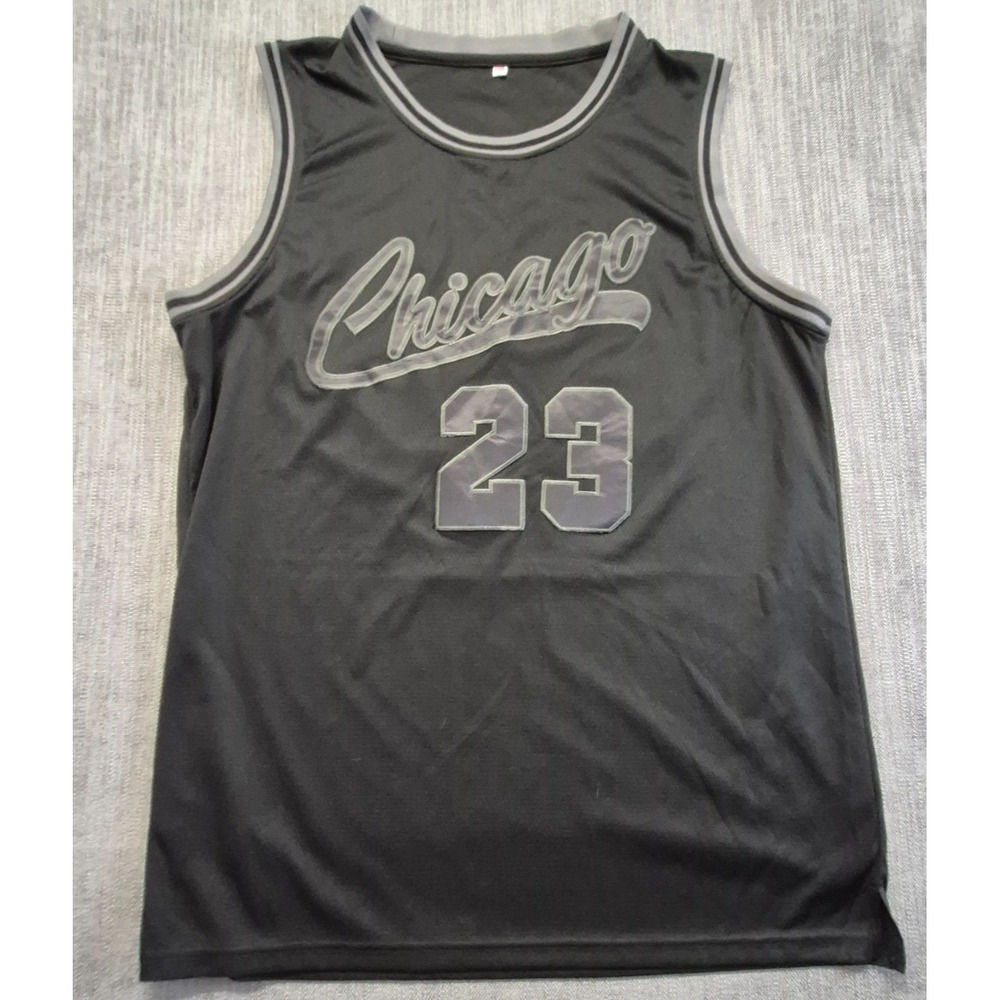 Chicago Bulls Basketball Jersey #23 Black Sleeveless Tank XXXL 2 sided Unbranded